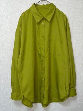 Notewo Green Shirt Long Sleeve Relaxed Fit M